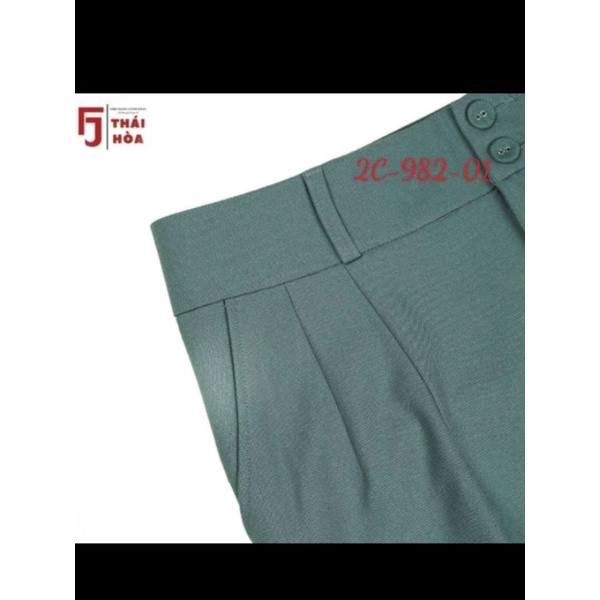 CÓ SẴN. quần 9 tấc Thái Hòa ly chìm màu xanh ngọc