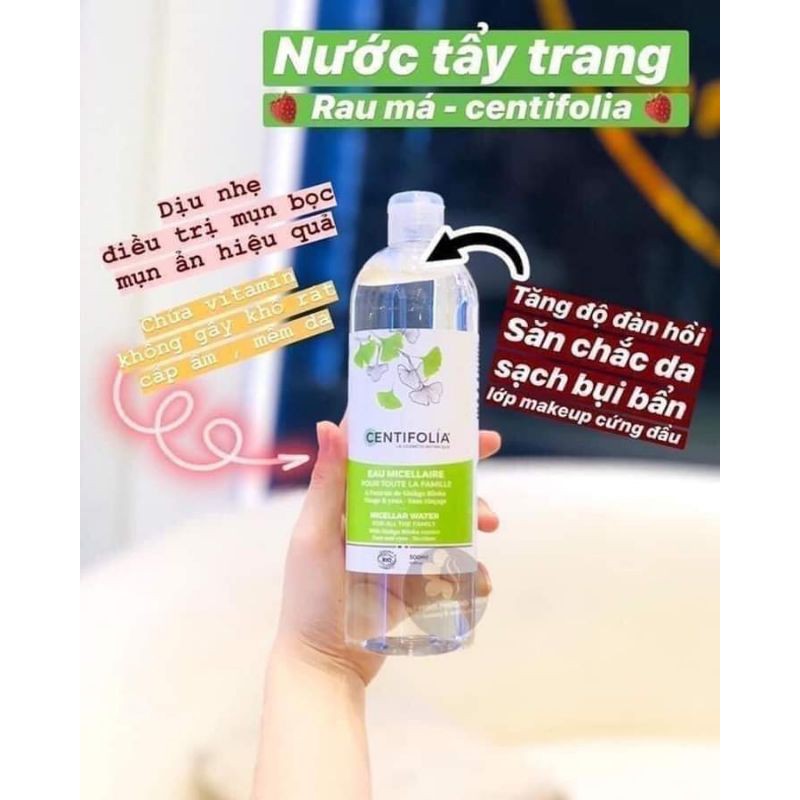 [CHÍNH HÃNG]Nước tẩy trang rau má Centifolia