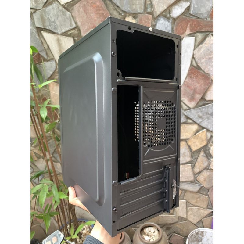 Vỏ CASE MINI Hantkey Tặng kèm đầy đủ vít / Hỗ trợ main M-ATX ( H310 . H81 . H61 . B365 v.v )