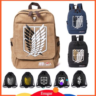 Balo họa tiết Anime Attack On Titan phong cách độc đáo