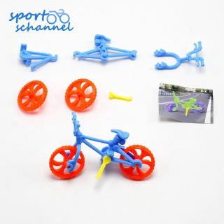 sports-ch ❤ 1set DIY Assembled Bicycle Toy Mini Bike Plastic Toys for Kid Education Kit