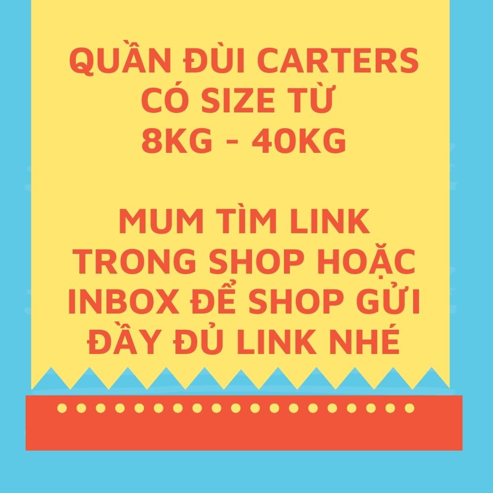 Quần short cho bé gái size 6T 18-22kg thun cotton da cá Quần đùi bé gái xuất dư Carters  - 6T QGD
