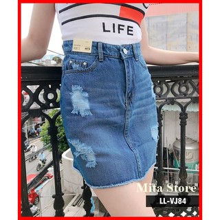 ⚡️[CHỈ MỘT NGÀY] Chân váy jean dáng chữ A trên gối