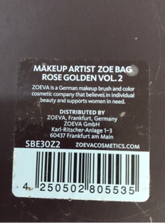 Bộ cọ Zoeva Cosmetics Limited Edition