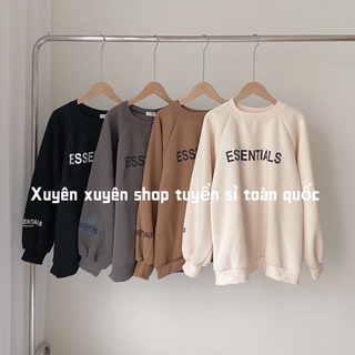 Áo nỉ bông tay chun Essentials