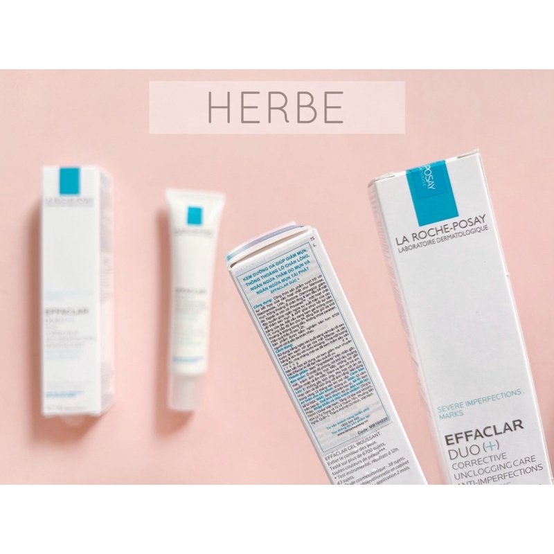 [CHÍNH HÃNG - CÓ TEM PHỤ] Kem giảm mụn LA ROCHE-POSAY EFFACLAR DUO (+)