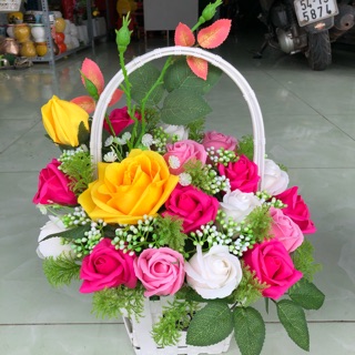 LẴNG HOA HỒNG SÁP