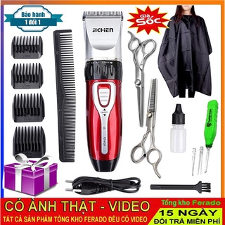 Tông đơ cắt tóc gia đình JICHEN - Kèm nhiều quà tặng