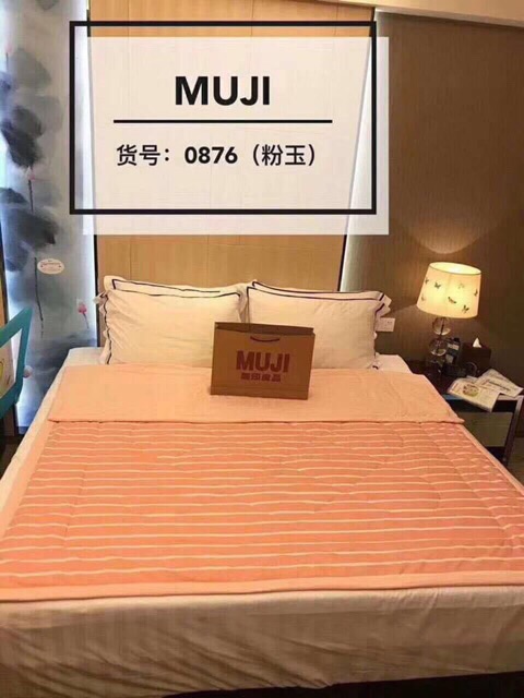 Chăn Muji kẻ sọc mẫu mới 2020 _SỈ TOÀN QUỐC