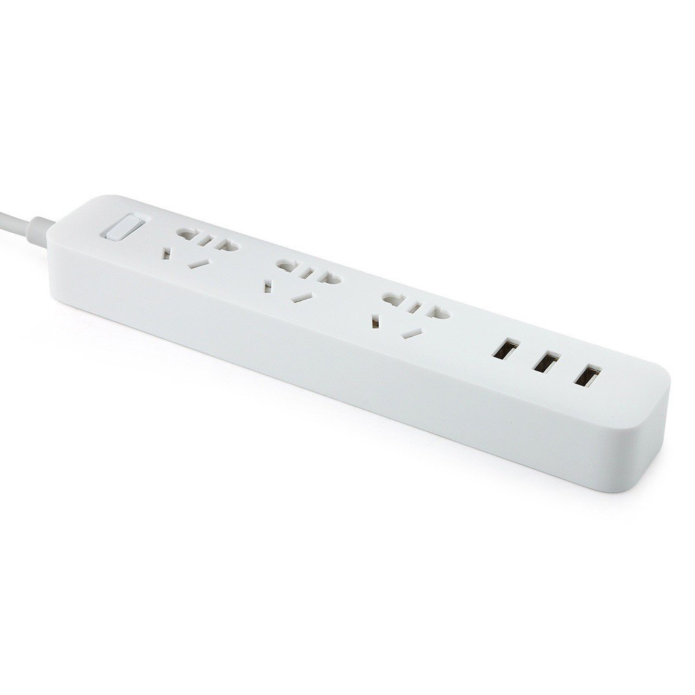 Ổ Cắm Thông Minh Xiaomi Mi Smart Power Strip Xoha09Wh 3 Cổng Usb 2a