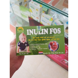 Inulin Fos - Bổ sung chất xơ và enzym, Hỗ trợ tiêu hóa và giảm nguy cơ táo bón.