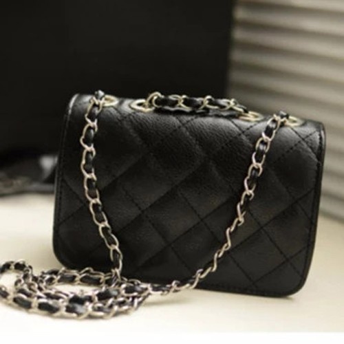 Túi đeo chéo nữ trần chỉ khóa vặn size 18cm - Túi xinh mint store PK 391