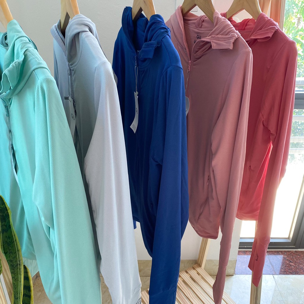 Áo Chống Nắng Nữ 𝐆𝐮 2 Lớp Vải Thun Mát Chống Nắng, Chống Tia UV 𝗛𝗮̀ 𝗚𝗶𝗮𝗻𝗴 𝗩𝗻𝘅𝗸