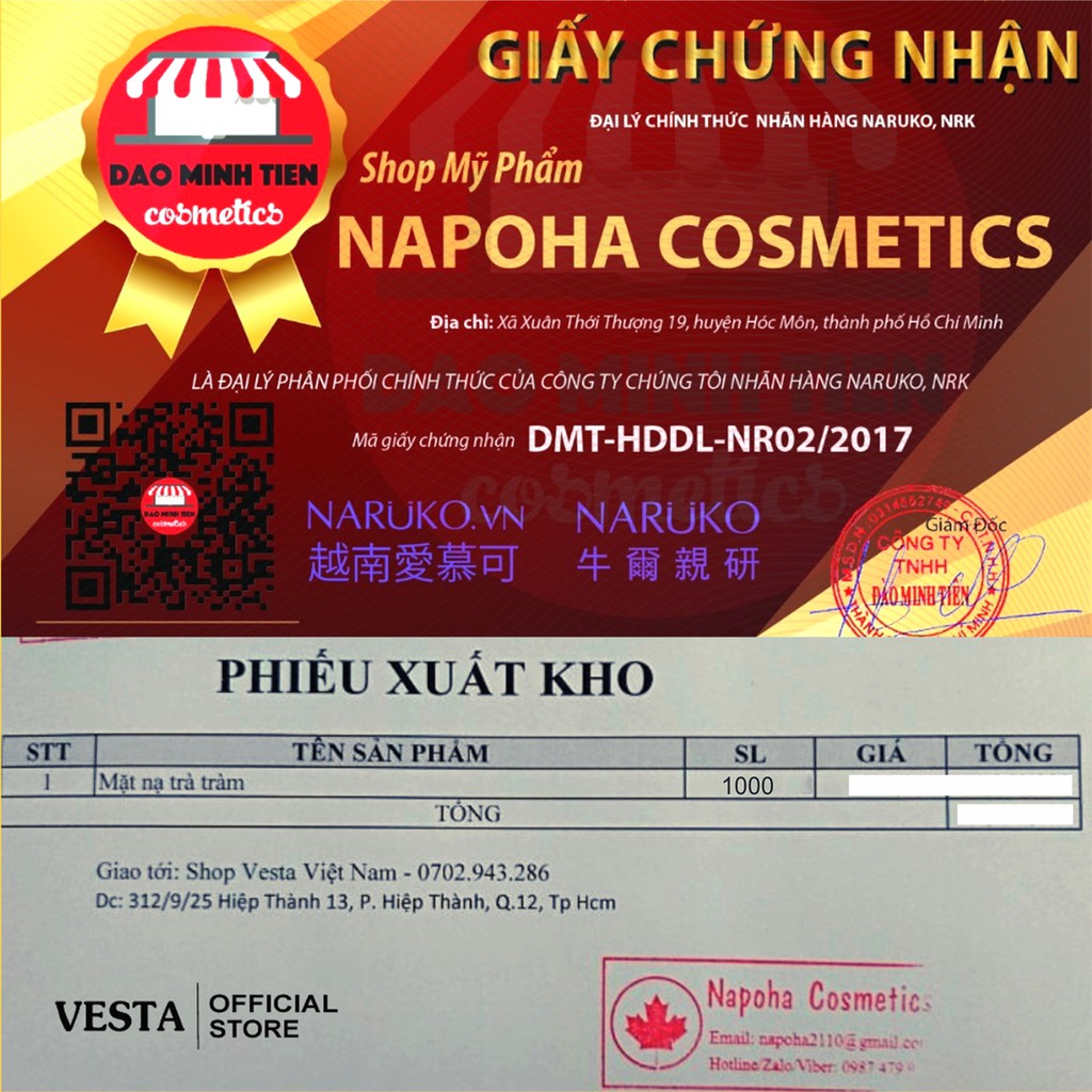 Mặt Nạ Naruko Tea Tree - Mask Kiểm Soát Dầu Và Mụn Trà Tràm 26ml - Hộp 8 Miếng | BigBuy360 - bigbuy360.vn