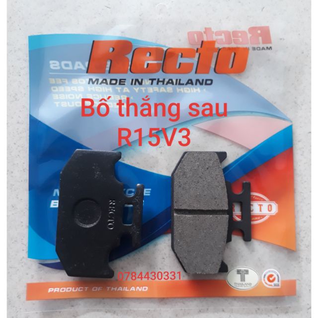 Bố thắng đĩa R15V3/MT15/Akira Recto, thái lan