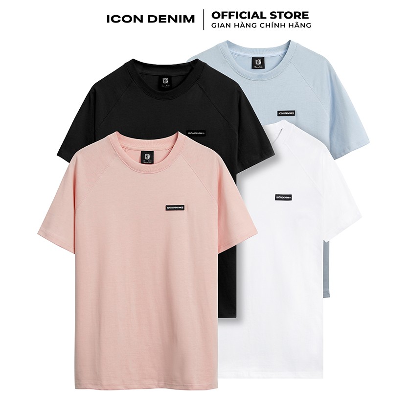 [Mã MABRIC99 giảm 10% tối đa 30k đơn 99k] Áo Thun Nam Tay Ngắn ICON DENIM Raglan Dry Cotton | BigBuy360 - bigbuy360.vn