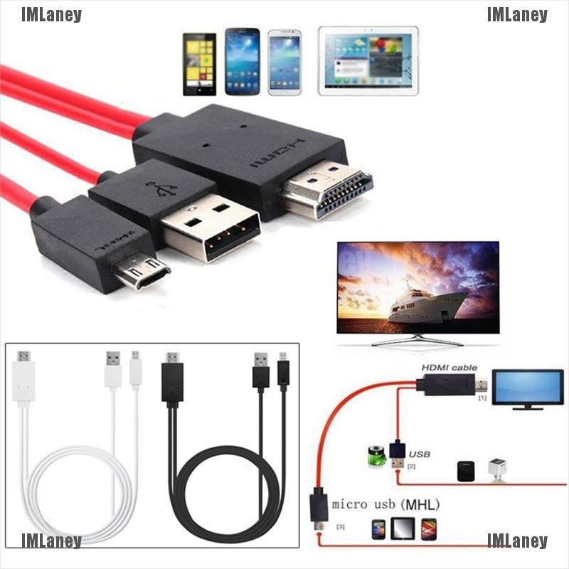 Cáp chuyển đổi từ Micro USB To HDMI 1080P HD TV cho Android điện thoại Samsung