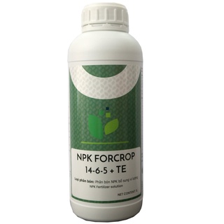 Phân bón hỗn hợp đa, vi lượng forcrop 14-6-5 +te giúp bung đọt, mập đọt, lớn trái
