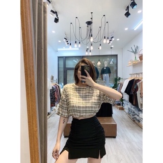 váy chic xanh