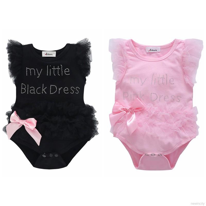 Áo liền quần tay ngắn vải cotton thoáng mát xinh xắn cho bé gái