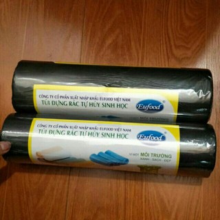Túi rác tự hủy sinh học màu đen 55*65*1kg