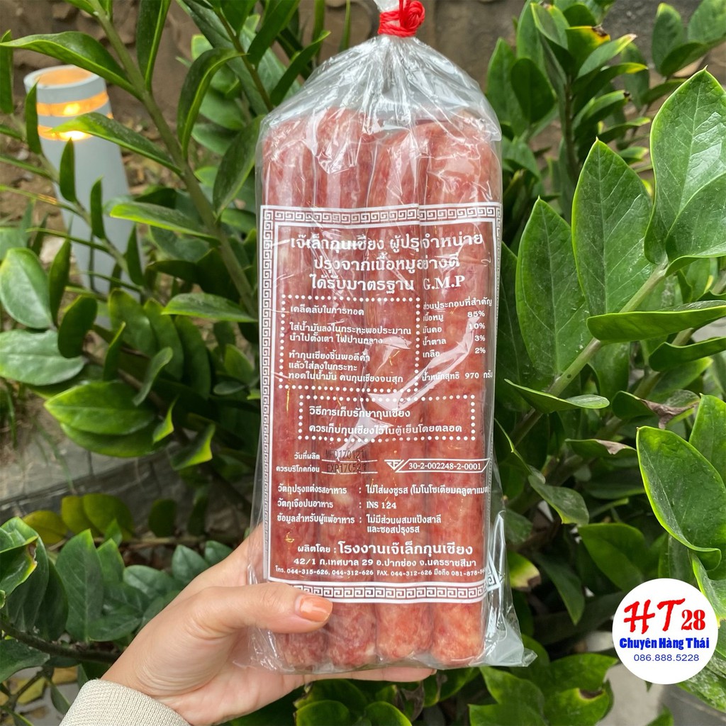 Lạp Xưởng Thái Lan Siêu Ngon Gói Lớn 1Kg (Hàng Chuẩn Thái)