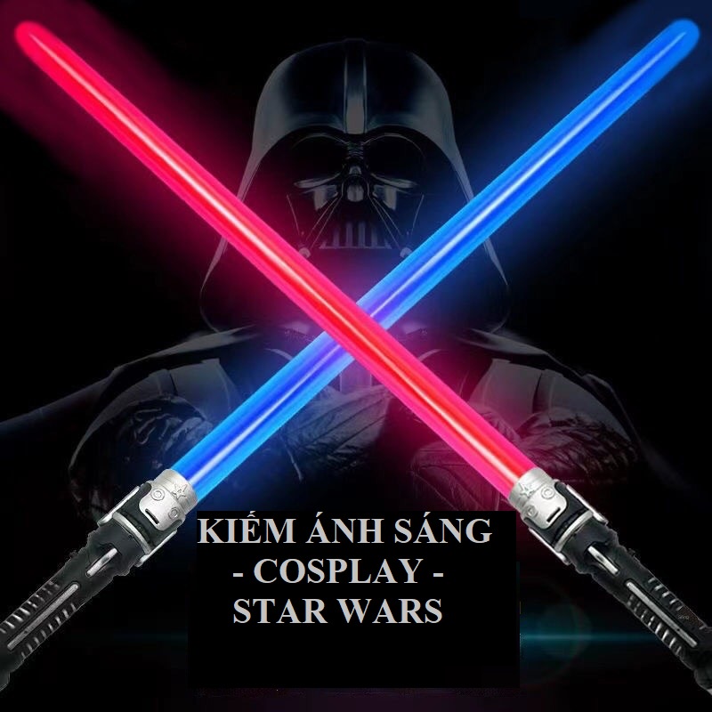 Đồ chơi thanh kiếm LightSaber Wars - Kiếm Laze phát sáng - Gậy ống led cho trẻ em