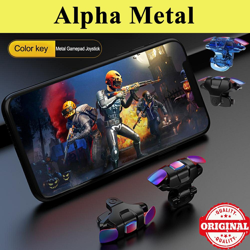 Nút bắn Pubg Alpha Metal chính hãng - Bộ 2 nút bắn Pubg chính hãng