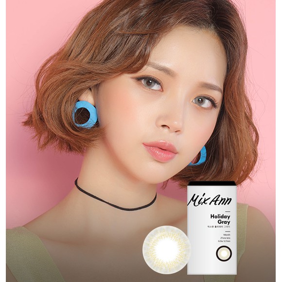 (Sale 50%-Không bán lệch)Kính áp tròng/Lens Mix Ann Holiday 3 màu