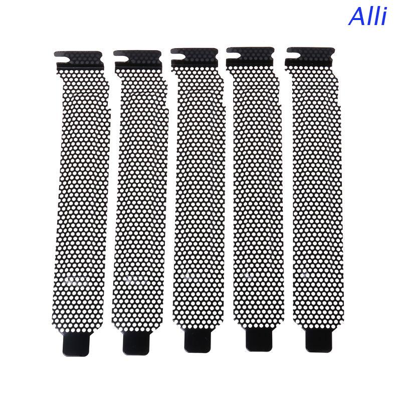 Bộ 5 tấm lọc điện chuyển tán quạt tản nhiệt thông gió gắn khung gầm PCS PCI cho thùng máy tính