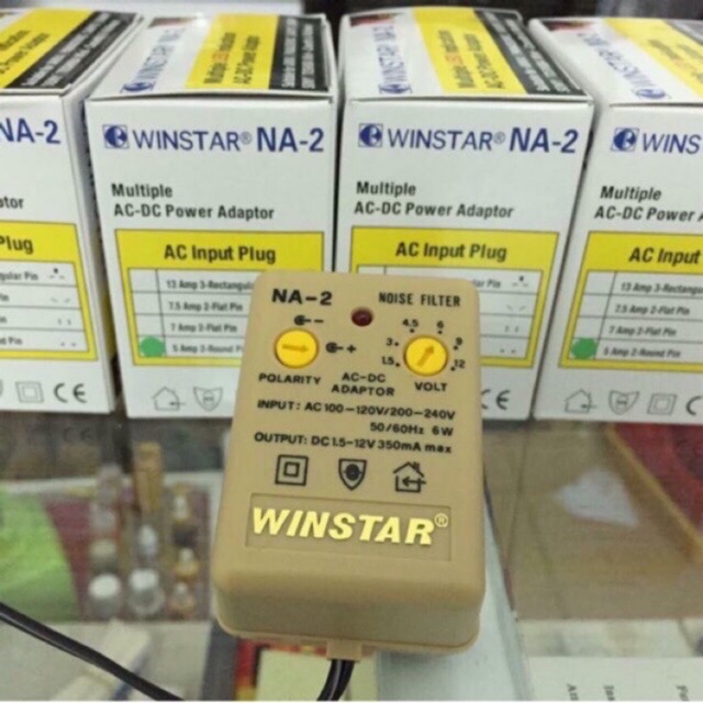 Sạc Đa Năng Adapter Winstar AC - DC nhiều đầu ra SC-3123B - Thiết bị Spa/ Dcpx Elly Bảo