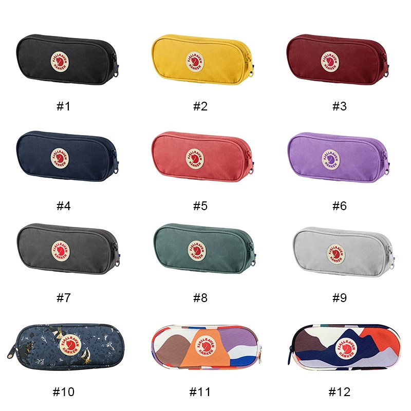 FJALLRAVEN KANKEN Túi Đựng Bút Họa Tiết Rằn Ri Sức Chứa Lớn Tiện Dụng Cho Học Sinh