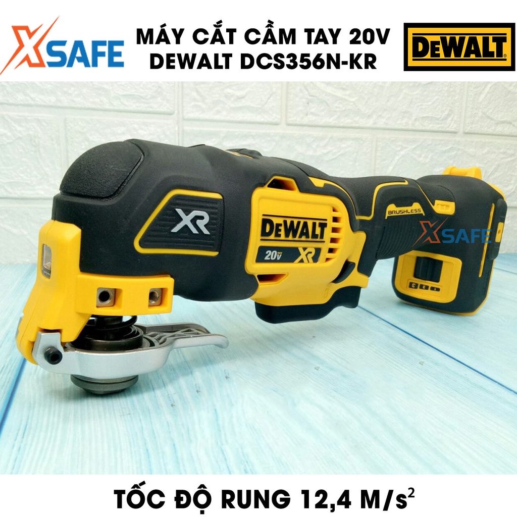 Máy cắt cầm tay 20V DEWALT kèm bộ phụ kiện lưỡi cắt Máy cắt cầm tay DeWalt trang bị đèn LED làm việc, ba cấp tốc độ