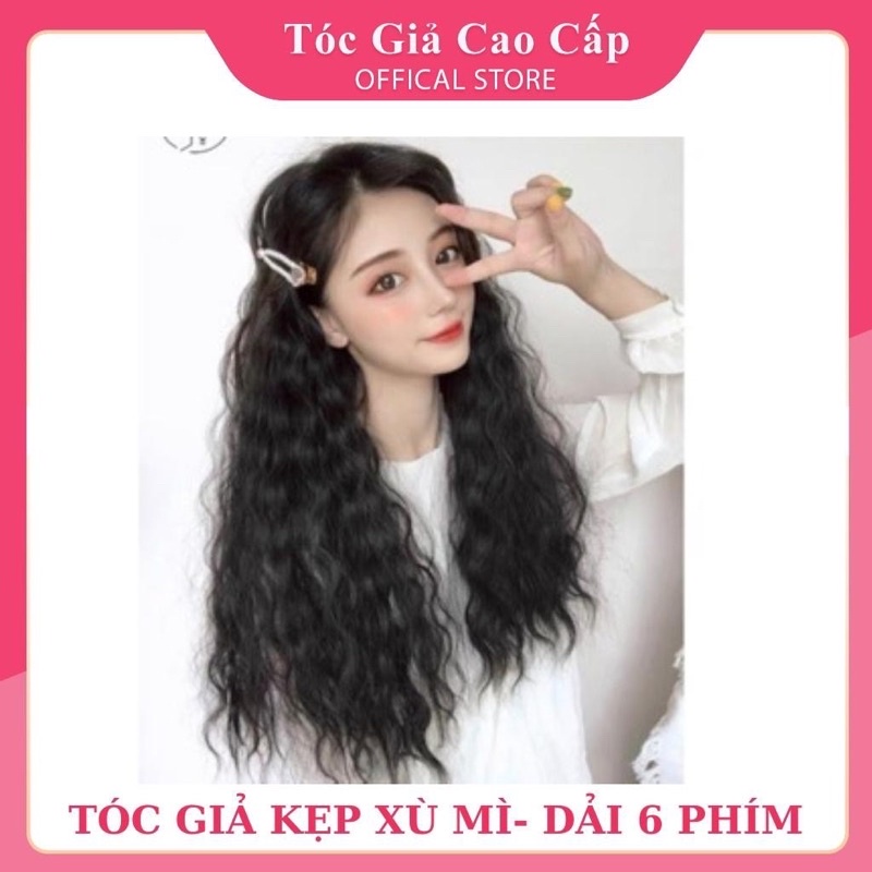 Tóc giả kẹp phím phồng chân tóc gồm 3 tép ❇️freeship ❇️