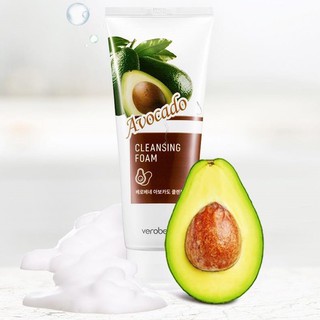 Sữa rửa mặt Bơ Verobene Avocado Cleansing Foam sáng mịn da 150ml