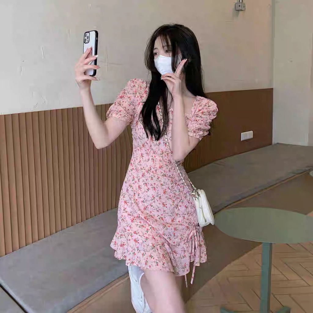 Đầm Chiffon Tay Ngắn Plus Size Thời Trang Mùa Hè Cho Nữ