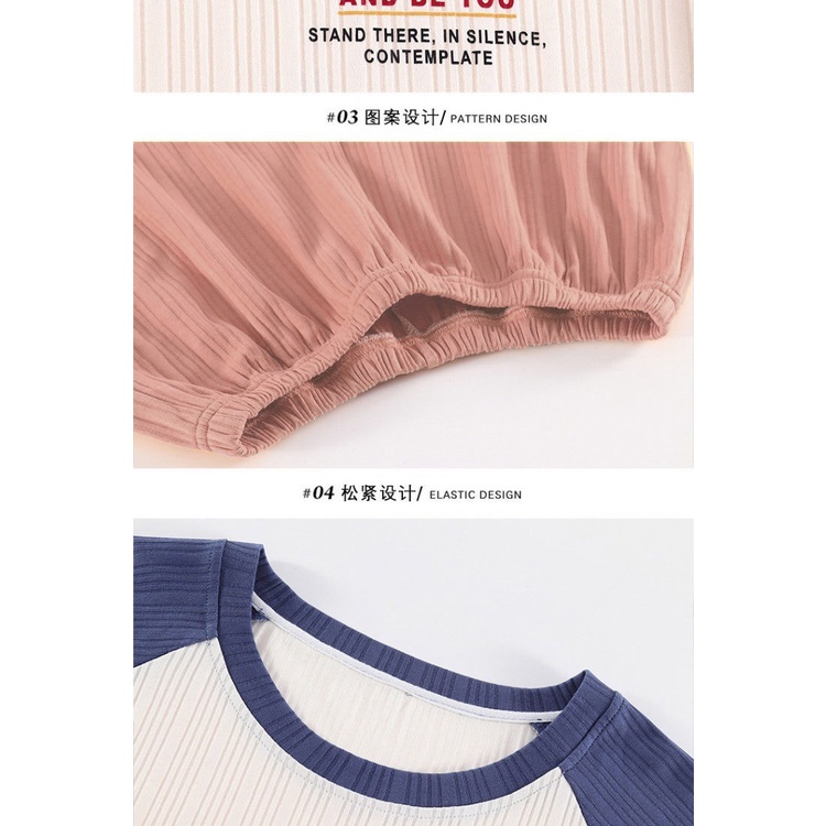 Bộ Đồ Ngủ Tay Ngắn Chất Liệu Mỏng Nhẹ In Họa Tiết Hoạt Hình Phong Cách Hàn Quốc Thời Trang Mùa Hè Cho Nam Và Nữ