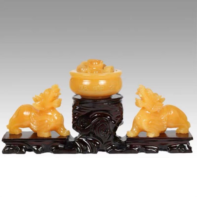 Set tỳ hưu bát tụ bảo ngọc hoàng long siêu đẹp