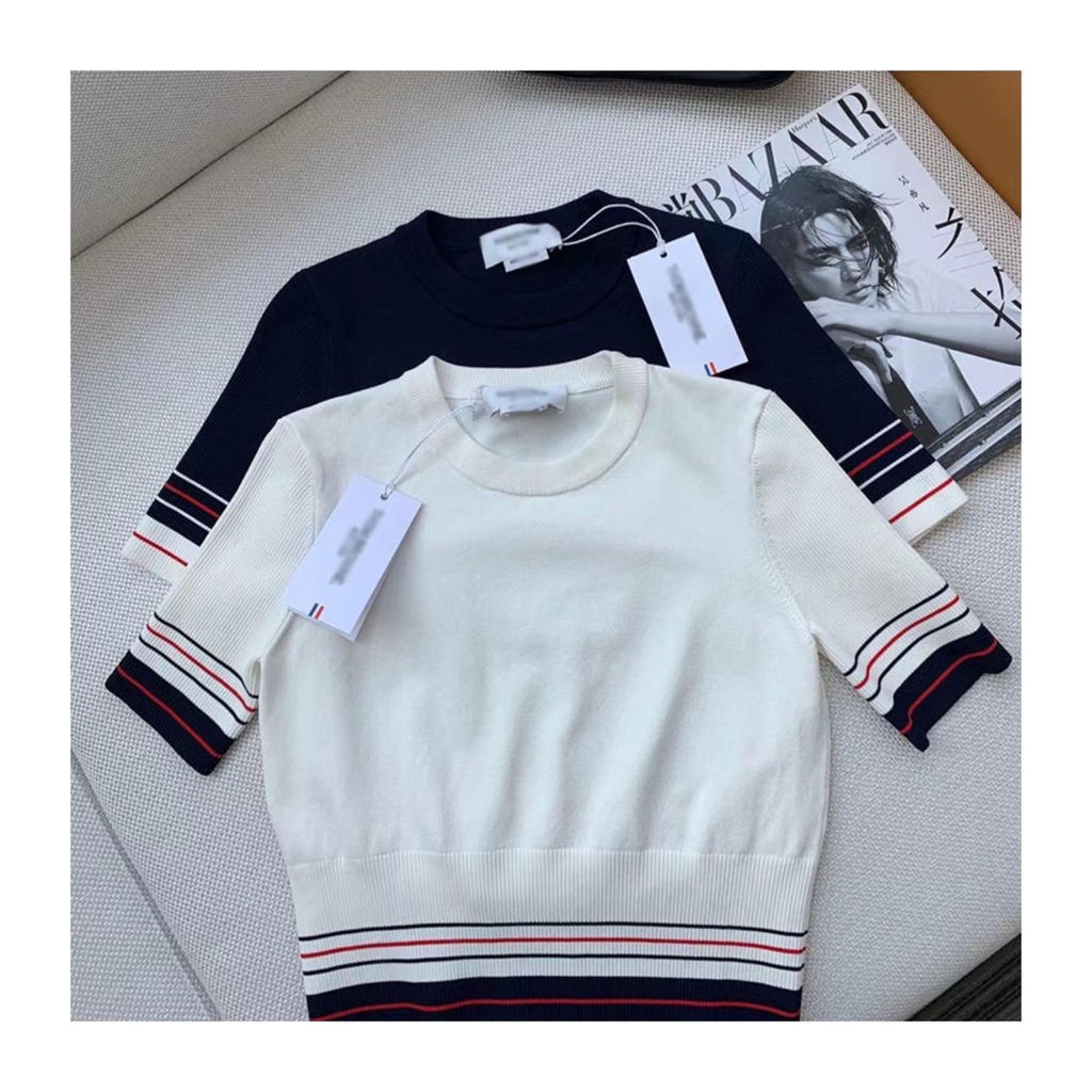 Bán Chạy!F &amp; X Bộ Đồ Thể Thao Hai Mảnh Áo Dệt Kim Ngắn Tay Phong Cách Thời Trang Mùa Hè 2022 Cho Nữ