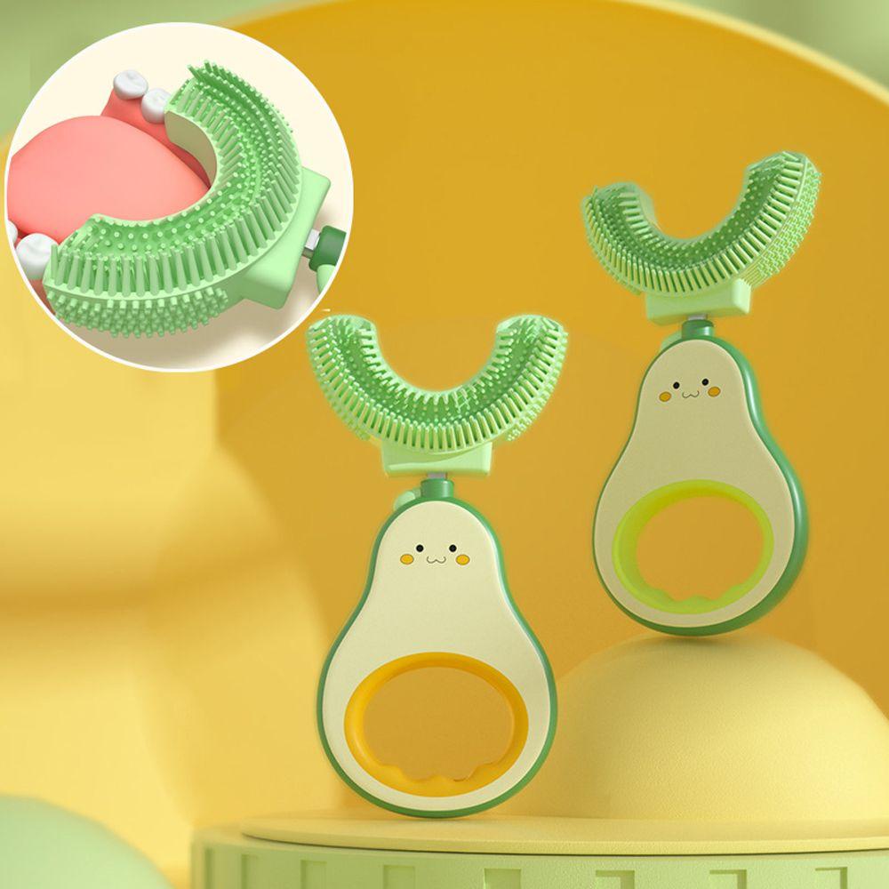 NIUYOU Bàn Chải Đánh Răng Hình Chữ U Chăm Sóc Sức Khỏe Cho Bé