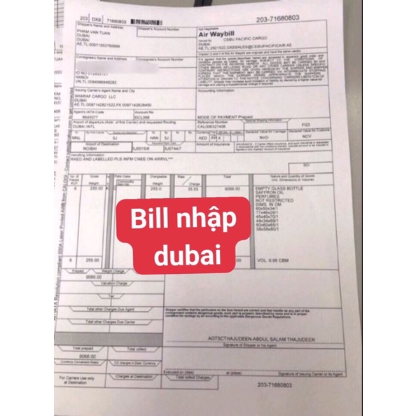 [ Chính hãng Hàng Loại 1 ] Set 5 lăn Tinh Dầu Dubai Chính Hãng kèm Bill 25ml | Thế Giới Skin Care