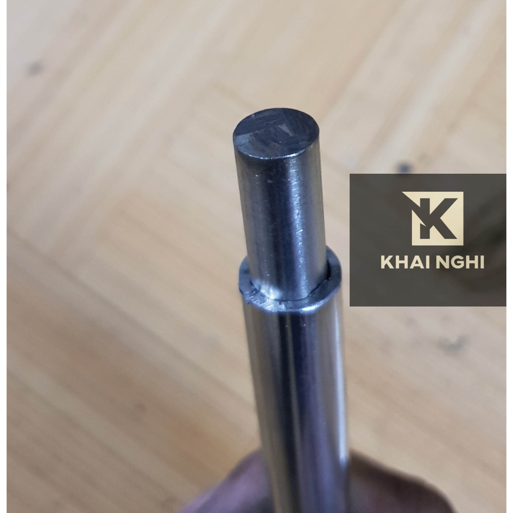 Combo trục 10mm và ống 12mm vừa khít dùng để trượt thẳng, tạo viên nén
