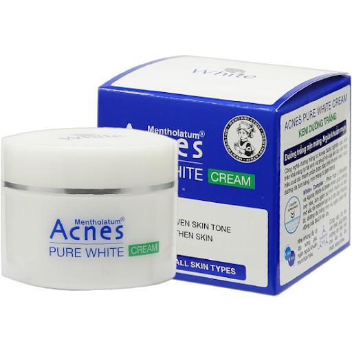 Kem Dưỡng Trắng { CHÍNH HÃNG } Acnes Pure White Cream