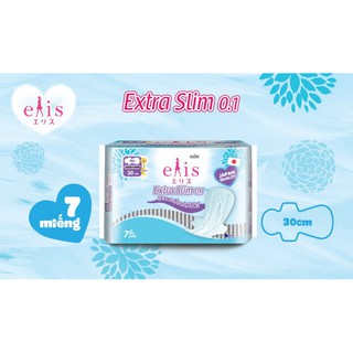 Băng vệ sinh siêu mỏng Elis Extra Slim 0.1 miếng 30 cm ( 7 miếng/gói ) 