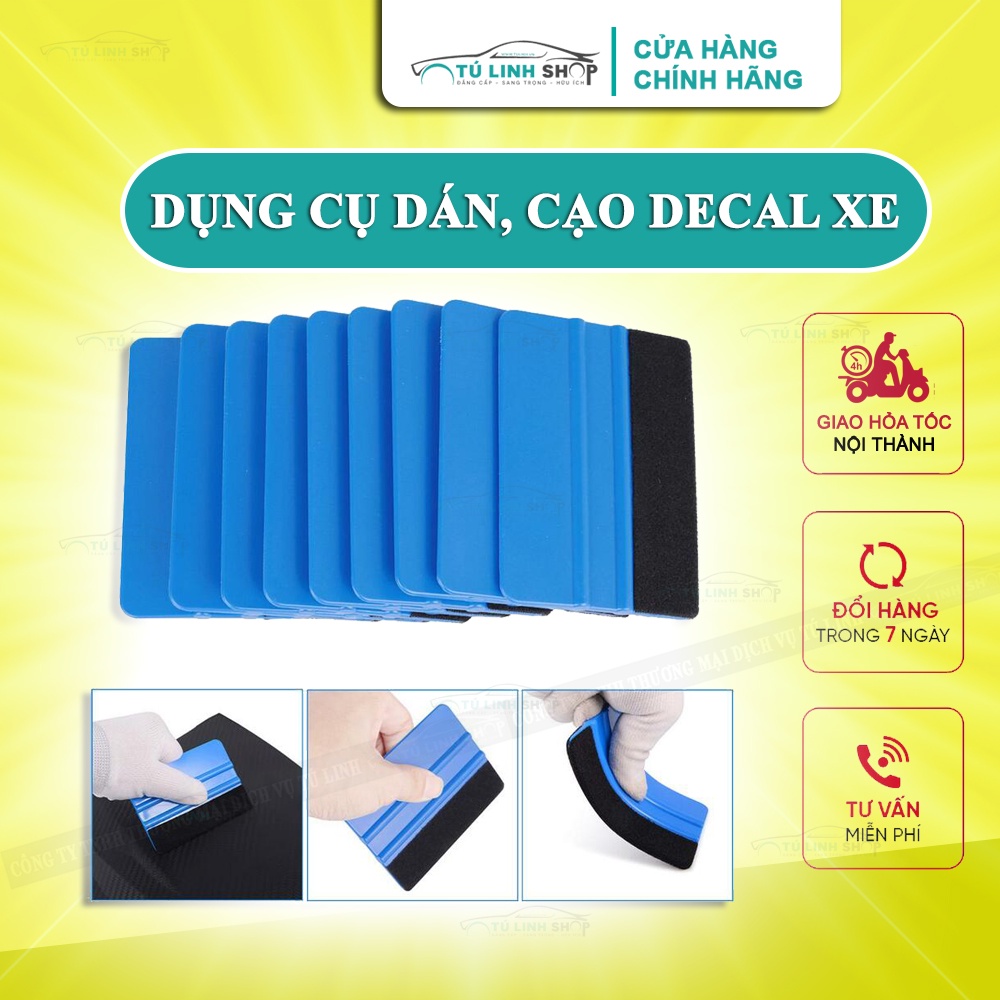 Dụng cụ hỗ trợ dán, cạo bỏ lớp decal trên thân ô tô, xe máy