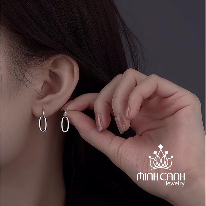 Bông Tai Bạc Cá Tính Minh Canh Jewelry
