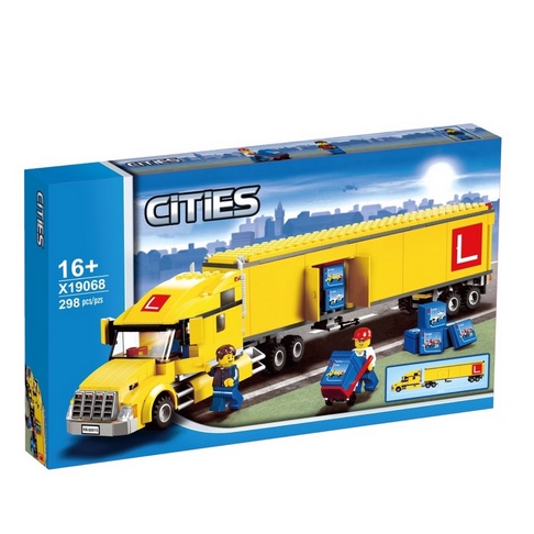 Đồ Chơi Xếp Hình Non Lego - Lezi X19068 ( Lắp Ráp Xe Container Vận Tải Hàng Hoá 298 mảnh ) 5.0 11 đánh giá 31 đã bán