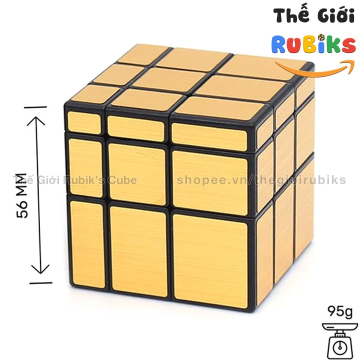 Rubik Mirror 3x3 Qiyi Cube - Khối Rubik Biến Thể 6 Mặt