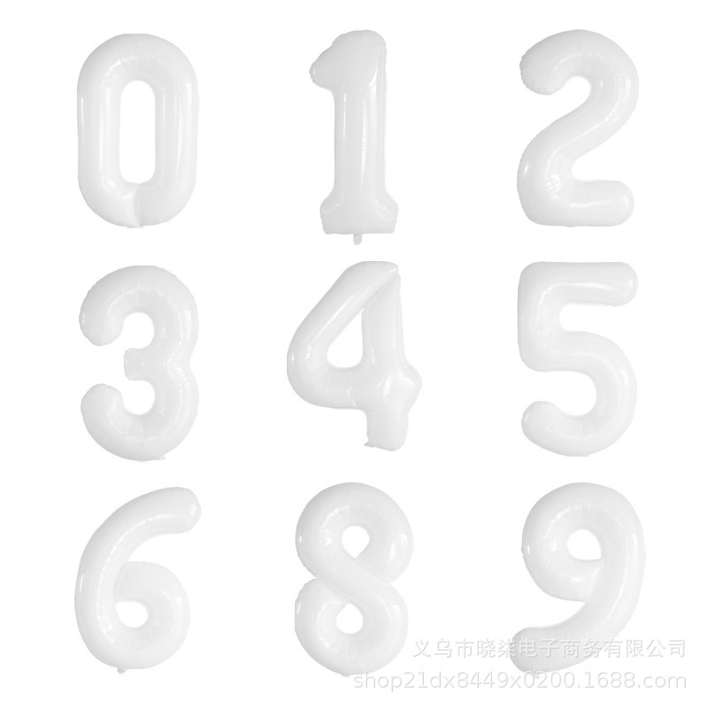 Bong Bóng Hình Số 130cm 40 Inch Trang Trí Tiệc Sinh Nhật