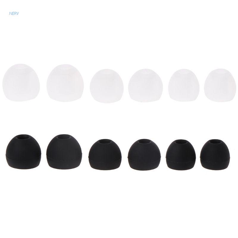 Set 6 Cặp Nút Tai Nghe Thay Thế Bằng Silicon Mềm Dành Cho Tai Nghe Nhét Tai NERV (S/M/L)